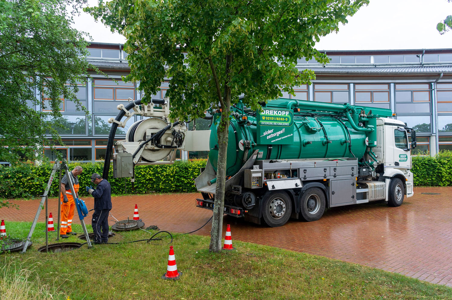 Pumpenabsaugung in Korschenbroich