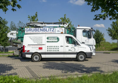 Fahrzeuge der Firma Grubenblitz und Drekopf